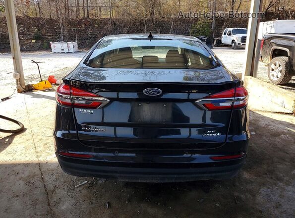 3FA6P0LU4KR110434 2019 FORD FUSION Black Вид ззаду
