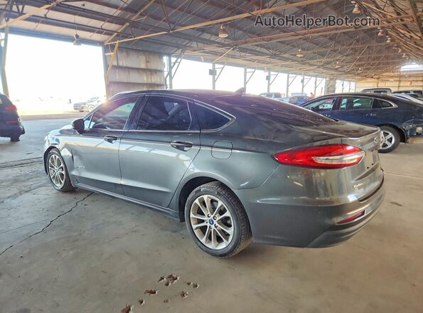 3FA6P0LU4KR208041 2019 FORD FUSION Gray Trasero izquierdo