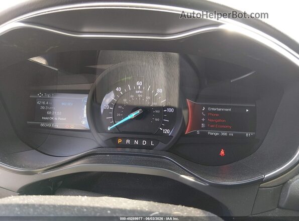 3FA6P0LU4KR211442 2019 FORD FUSION HYBRID Серебряный Вид задних сидений