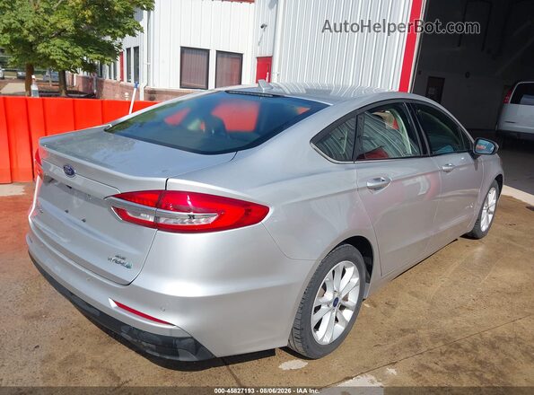 3FA6P0LU4KR258213 2019 FORD FUSION HYBRID Silver უკანა მარჯვენა