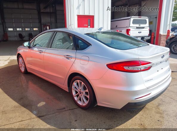3FA6P0LU4KR258213 2019 FORD FUSION HYBRID Silver უკანა მარცხენა