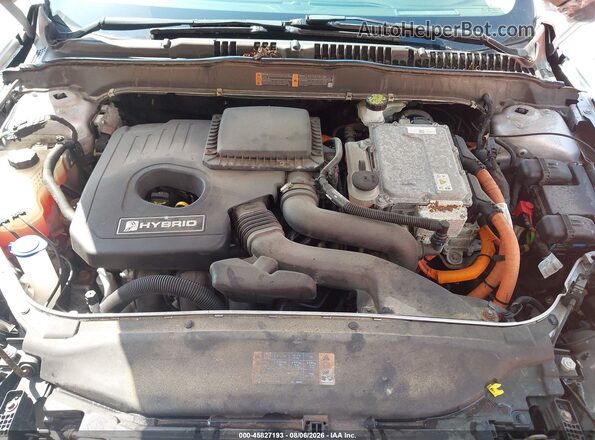 3FA6P0LU4KR258213 2019 FORD FUSION HYBRID Silver უკანა ხედი
