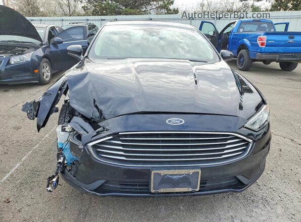 3FA6P0LU4LR158386 2020 FORD FUSION Black წინა ხედი