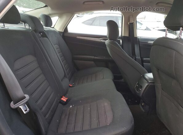 3FA6P0LU4LR158386 2020 FORD FUSION Black უკანა სავარძლების ხედი