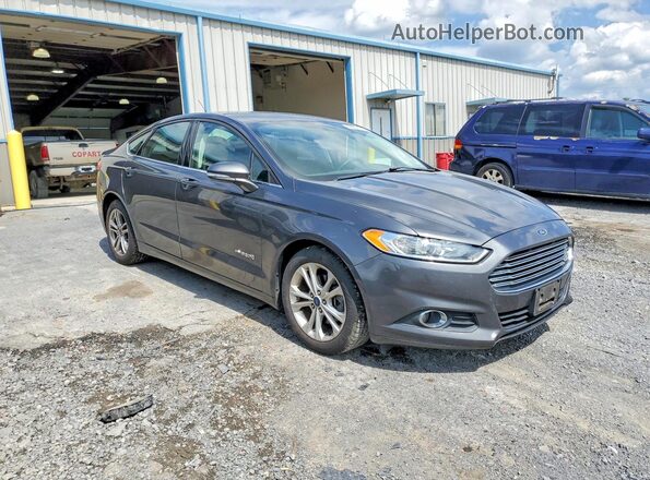 3FA6P0LU5GR178703 2016 FORD FUSION Gray წინა პანელის ხედი