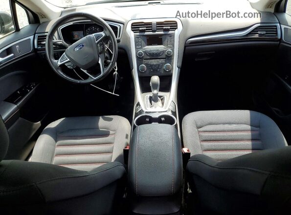 3FA6P0LU5GR178703 2016 FORD FUSION Gray 