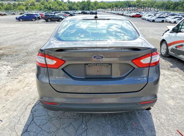 3FA6P0LU5GR178703 2016 FORD FUSION Gray ძრავის განყოფილების ხედი