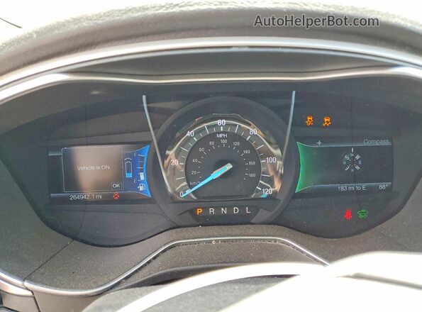 3FA6P0LU5GR178703 2016 FORD FUSION Gray 
