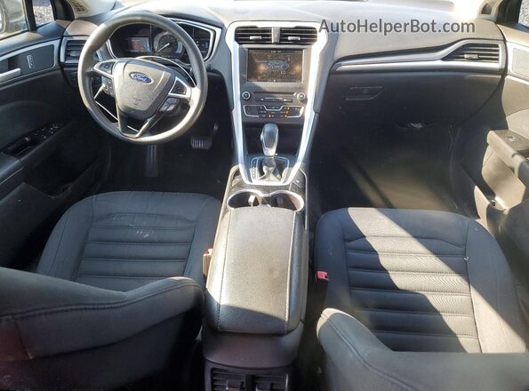 3FA6P0LU5GR313159 2016 FORD FUSION Gray Առջևի վահանակի տեսք
