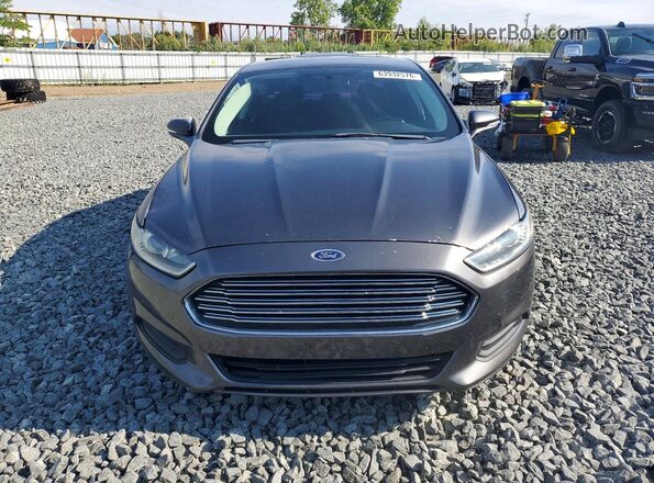 3FA6P0LU5GR313159 2016 FORD FUSION Gray Դիմացի տեսք