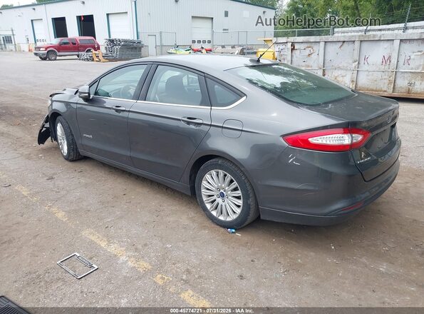 3FA6P0LU5GR389304 2016 FORD FUSION HYBRID Серый Задняя левая четверть
