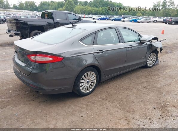 3FA6P0LU5GR389304 2016 FORD FUSION HYBRID Серый Задняя правая четверть