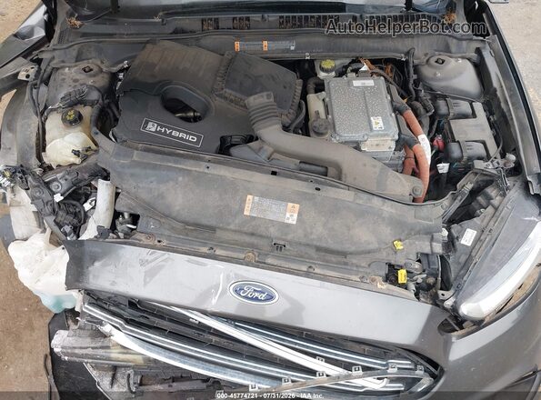 3FA6P0LU5GR389304 2016 FORD FUSION HYBRID Серый Вид сзади