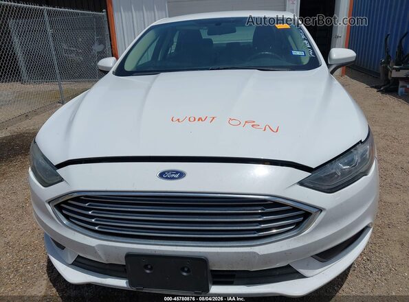 3FA6P0LU5HR380877 2017 FORD FUSION HYBRID White Widok z przodu