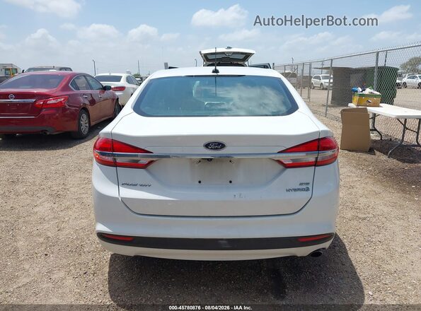 3FA6P0LU5HR380877 2017 FORD FUSION HYBRID White 