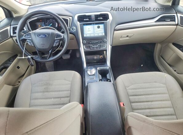 3FA6P0LU5JR133963 2018 FORD FUSION Maroon Widok deski rozdzielczej