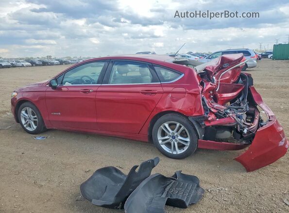 3FA6P0LU5JR133963 2018 FORD FUSION Maroon Tył lewy