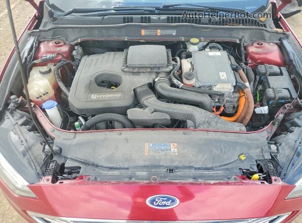 3FA6P0LU5JR133963 2018 FORD FUSION Maroon Widok wnętrza z tyłu