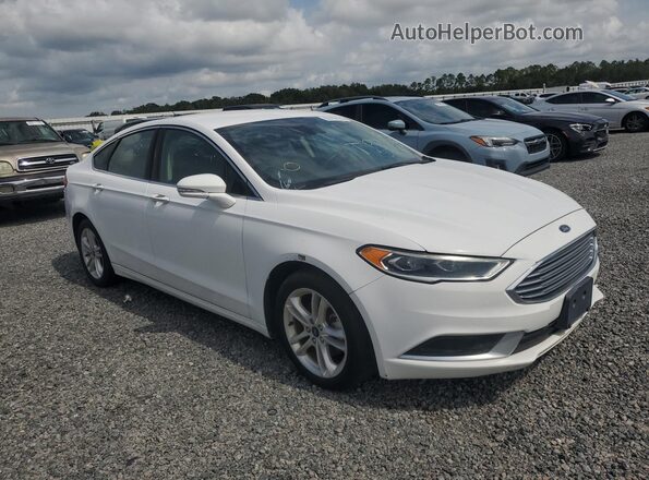 3FA6P0LU5JR163495 2018 FORD FUSION White Delantero derecho