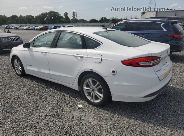 3FA6P0LU5JR163495 2018 FORD FUSION White Trasero izquierdo
