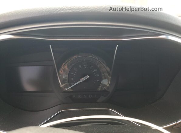 3FA6P0LU5JR163495 2018 FORD FUSION White Vista del cuadro de instrumentos