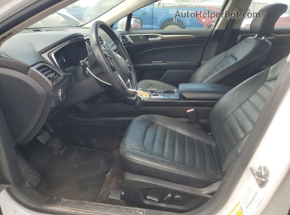 3FA6P0LU5JR163495 2018 FORD FUSION White Vista interior delantera