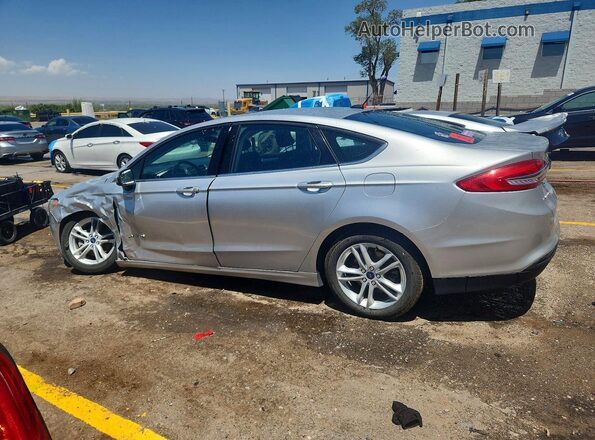 3FA6P0LU5JR169295 2018 FORD FUSION Серебряный Задняя левая четверть