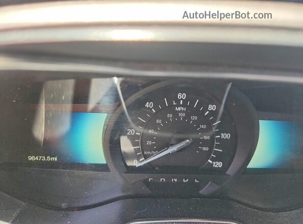 3FA6P0LU5JR169295 2018 FORD FUSION Серебряный Вид щитка приборов
