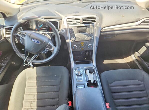 3FA6P0LU5JR169295 2018 FORD FUSION Серебряный Вид панели приборов