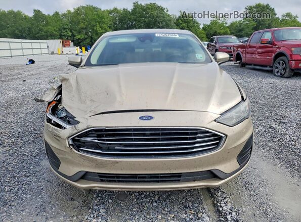3FA6P0LU5KR119952 2019 FORD FUSION Beige Вид спереду