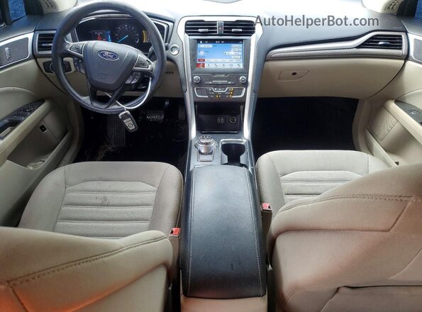 3FA6P0LU5KR119952 2019 FORD FUSION Beige Вид панелі приладів