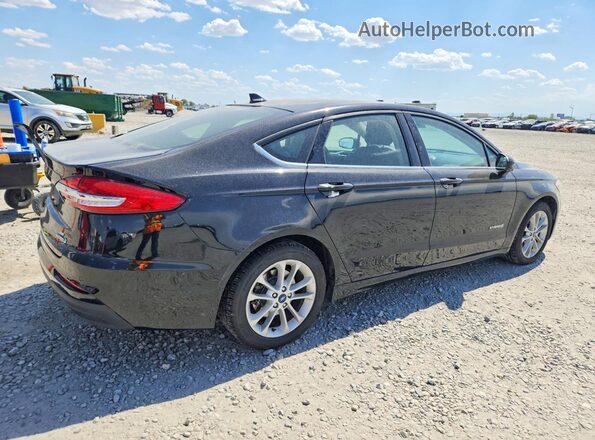 3FA6P0LU5KR143801 2019 FORD FUSION Черный Задняя правая четверть