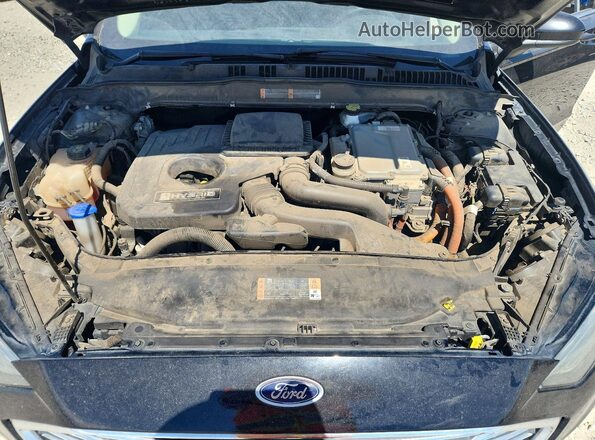 3FA6P0LU5KR143801 2019 FORD FUSION Черный Вид задней части салона