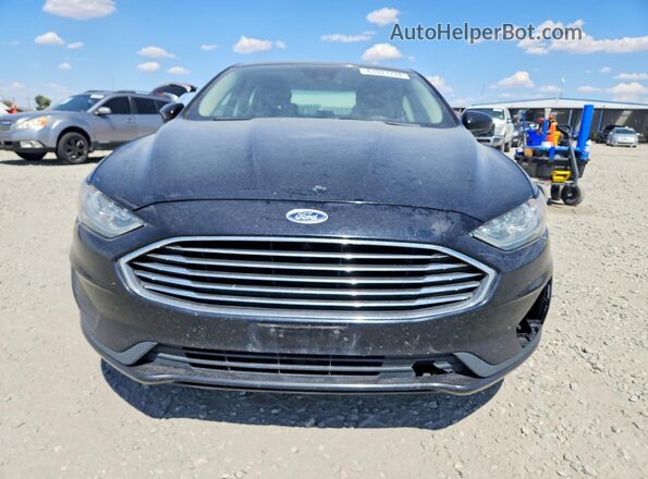 3FA6P0LU5KR143801 2019 FORD FUSION Черный Вид спереди