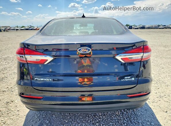 3FA6P0LU5KR143801 2019 FORD FUSION Черный Вид сзади
