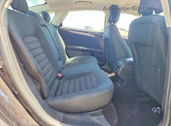 3FA6P0LU5KR143801 2019 FORD FUSION Черный Вид задних сидений
