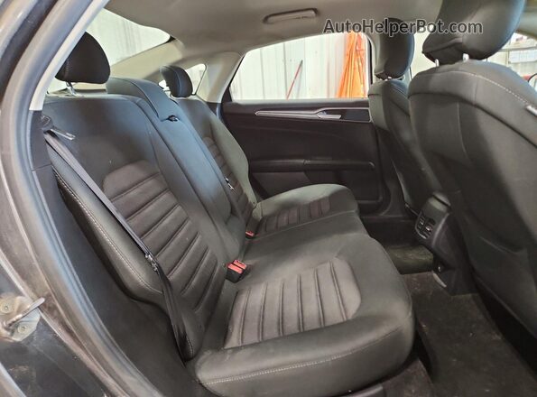 3FA6P0LU5KR164664 2019 FORD FUSION Gray Vista de los asientos traseros