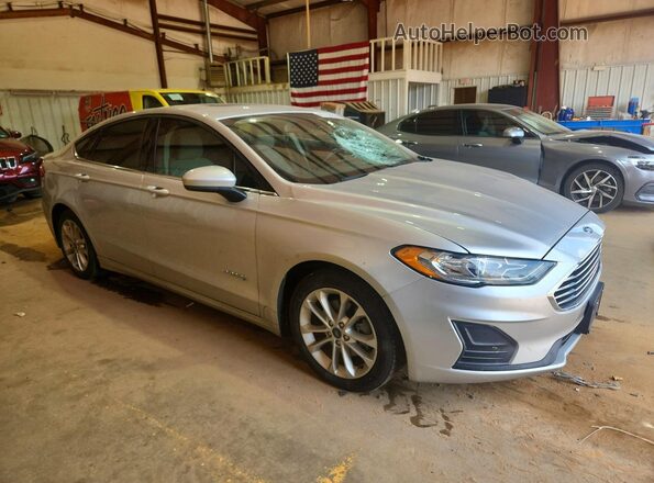 3FA6P0LU5KR207237 2019 FORD FUSION Silver Передня права чверть
