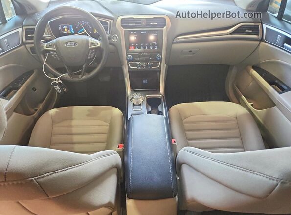 3FA6P0LU5KR207237 2019 FORD FUSION Silver Вид панелі приладів