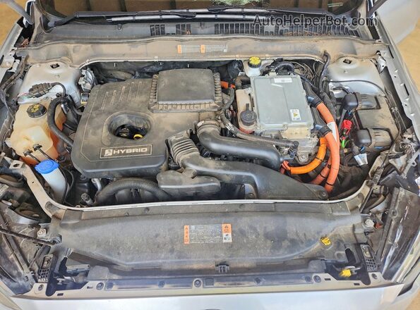 3FA6P0LU5KR207237 2019 FORD FUSION Silver Вид задньої частини салону