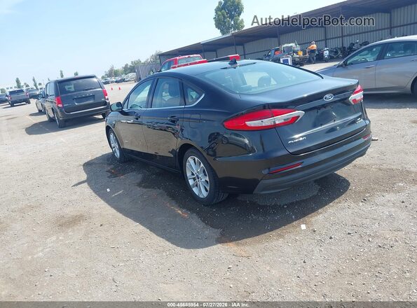 3FA6P0LU5KR211532 2019 FORD FUSION HYBRID Черный Задняя левая четверть