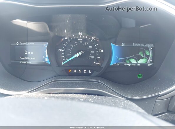 3FA6P0LU5KR211532 2019 FORD FUSION HYBRID Черный Вид задних сидений