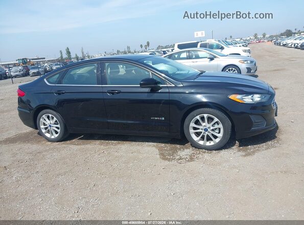 3FA6P0LU5KR211532 2019 FORD FUSION HYBRID Черный Панорамный вид салона 360°