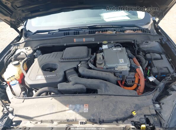 3FA6P0LU5KR211532 2019 FORD FUSION HYBRID Черный Вид сзади