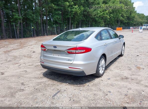3FA6P0LU5KR258091 2019 FORD FUSION HYBRID Silver Հետևի աջ