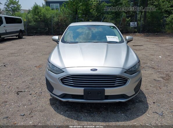 3FA6P0LU5KR258091 2019 FORD FUSION HYBRID Silver Սարքավորումների վահանակի տեսք