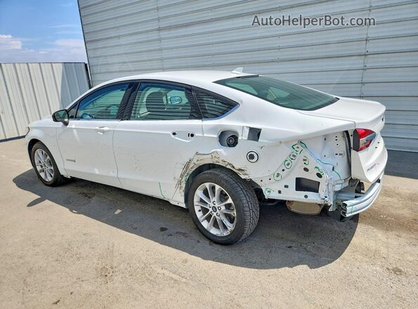 3FA6P0LU5KR263968 2019 FORD FUSION White Trasero izquierdo