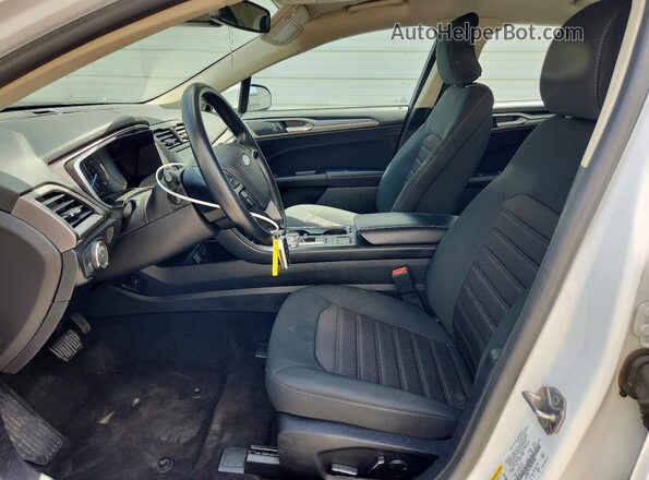 3FA6P0LU5KR263968 2019 FORD FUSION White Vista interior delantera