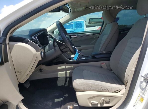 3FA6P0LU5KR269186 2019 FORD FUSION White წინა სალონის ხედი