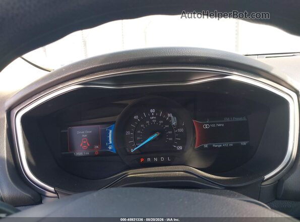 3FA6P0LU5KR274193 2019 FORD FUSION HYBRID White Widok tylnych siedzeń